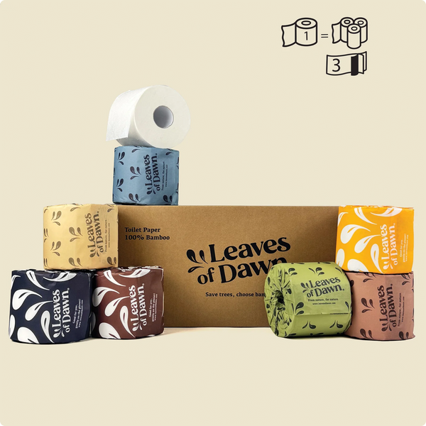 100% Bamboe Toiletpapier - 3-laags - 40 meter